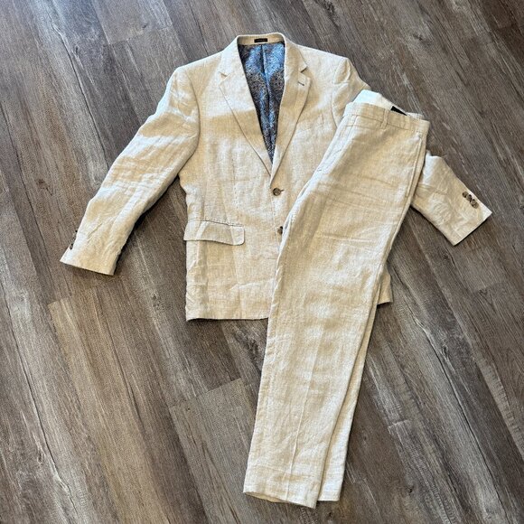 Joseph Abboud Tailored Linen Suit - Picture 1 of 9